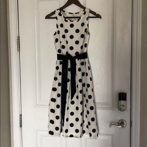 J. Crew polka dot dress